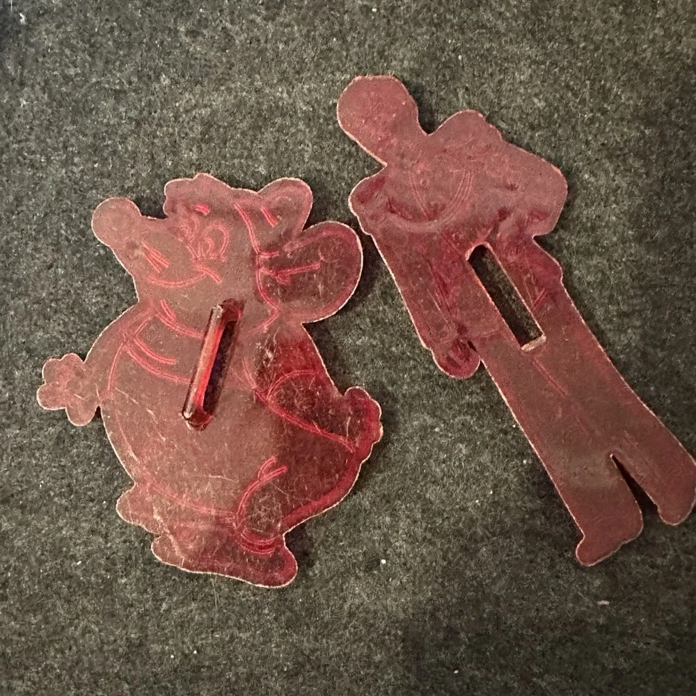 Vintage Cinderella Prince Charming And Mouse Gus Cookie Cutters Set Of Two